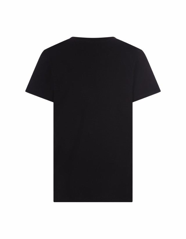 ALEXANDER MCQUEEN アレキサンダー マックイーン ブラック Nero Tシャツ レディース 春夏2023 608614-QZAD3  0520 【関税・送料無料】【ラ｜au PAY マーケット