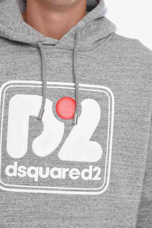 DSQUARED2 ディースクエアード トレーナー S71GU0564 S25148 858M メンズ PRINTED MELANGE HOODIE  【関税・送料無料】【ラッピング無料】｜au PAY マーケット