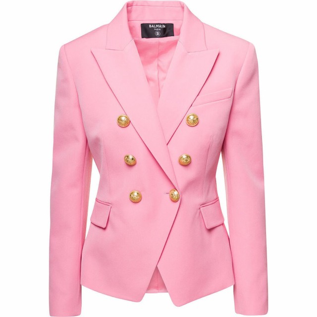 BALMAIN バルマン Pink ジャケット レディース 春夏2023 AF0SG000WB054AY 【関税・送料無料】【ラッピング無料】  ia｜au PAY マーケット