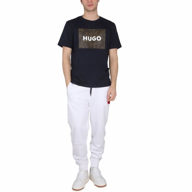 HUGO BOSS ヒューゴボス ブルー BLU Tシャツ メンズ 秋冬2022