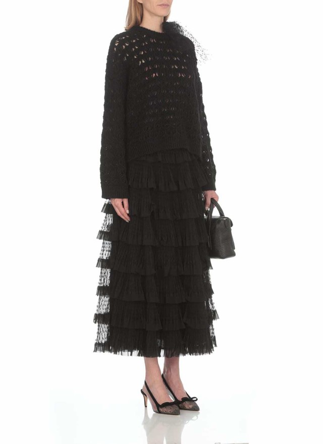 RED VALENTINO レッド ヴァレンティノ ブラック BLACK ニットウェア ...