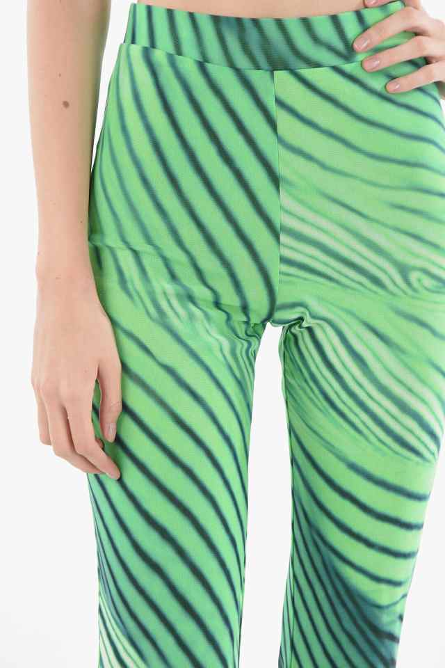 THE ANDAMANE パンツ TM110427A TJP083 MERMAID GREEN レディース PINTED STRETCHY PANTS  【関税・送料無料】【ラッピング無料】 dk｜au PAY マーケット