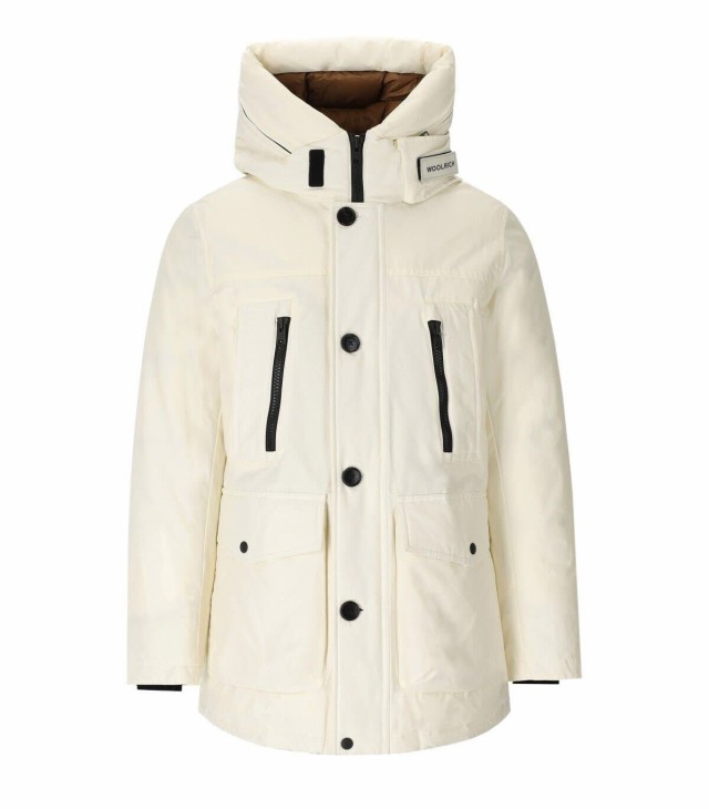 WOOLRICH ウールリッチ ホワイト Bianco ジャケット メンズ 秋冬2023 CFWOOU0866MRUT0001-ARW  【関税・送料無料】【ラッピング無料】 ia｜au PAY マーケット