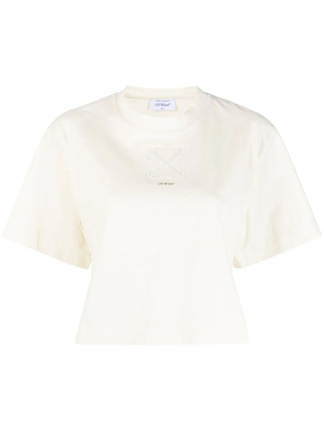 OFF WHITE オフホワイト ホワイト Bianco Tシャツ レディース 秋冬2023