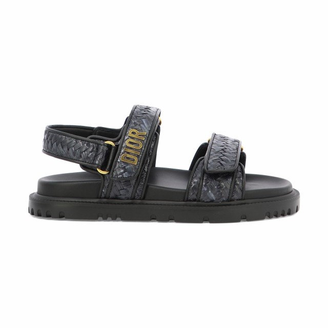 CHRISTIAN DIOR ディオール ブラック Black ”Dioract” sandals