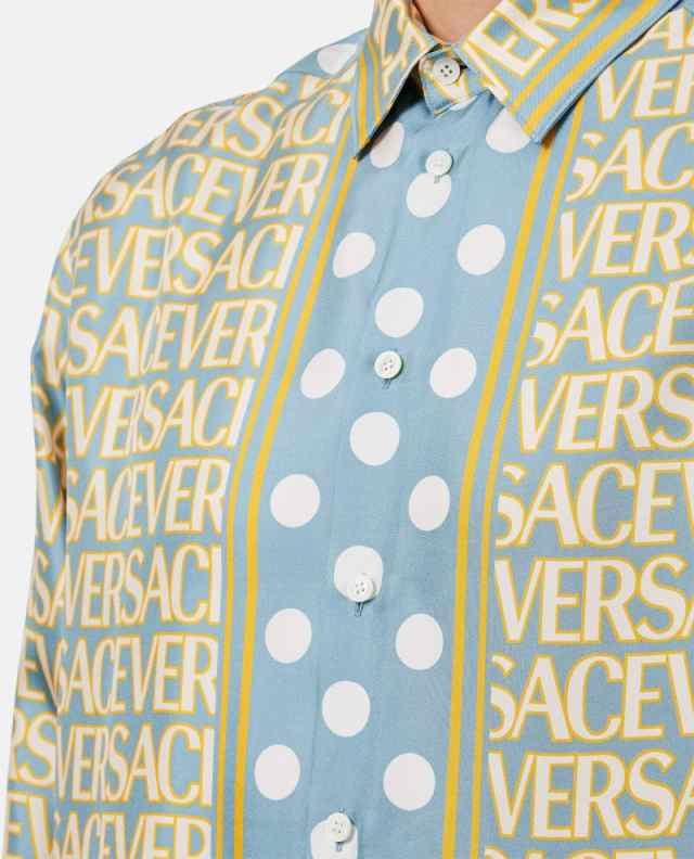 VERSACE ヴェルサーチ MultiColour シャツ メンズ 秋冬2023 10039411A077775V510  【関税・送料無料】【ラッピング無料】 ia｜au PAY マーケット