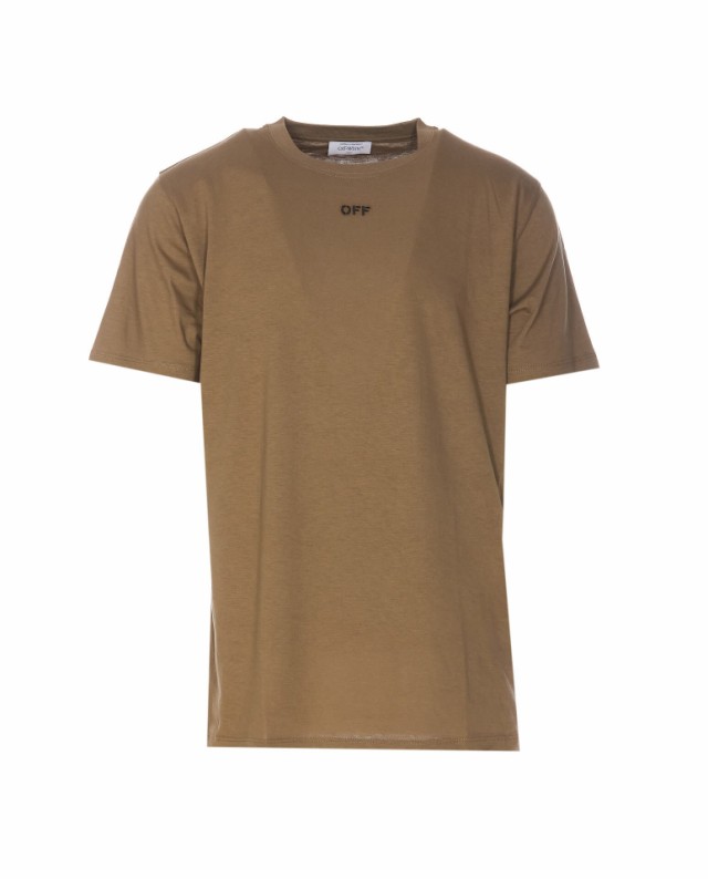 OFF WHITE オフホワイト ベージュ Beige Tシャツ メンズ 秋冬2023 OMAA027F23JER008 6110  【関税・送料無料】【ラッピング無料】 ia｜au PAY マーケット