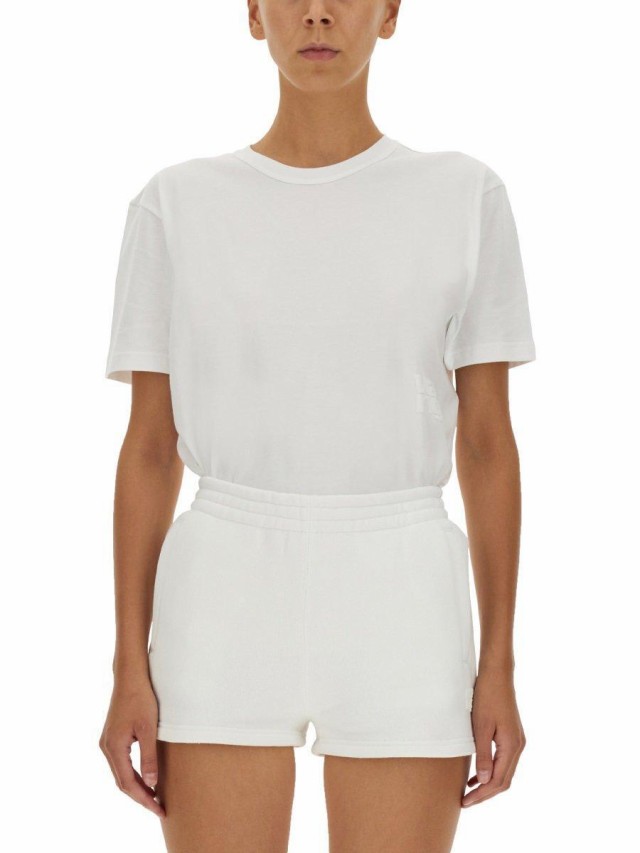 ALEXANDER WANG アレキサンダーワン White Tシャツ レディース 秋冬2023 4CC3221357 100 WHITE  【関税・送料無料】【ラッピング無料】 ia｜au PAY マーケット