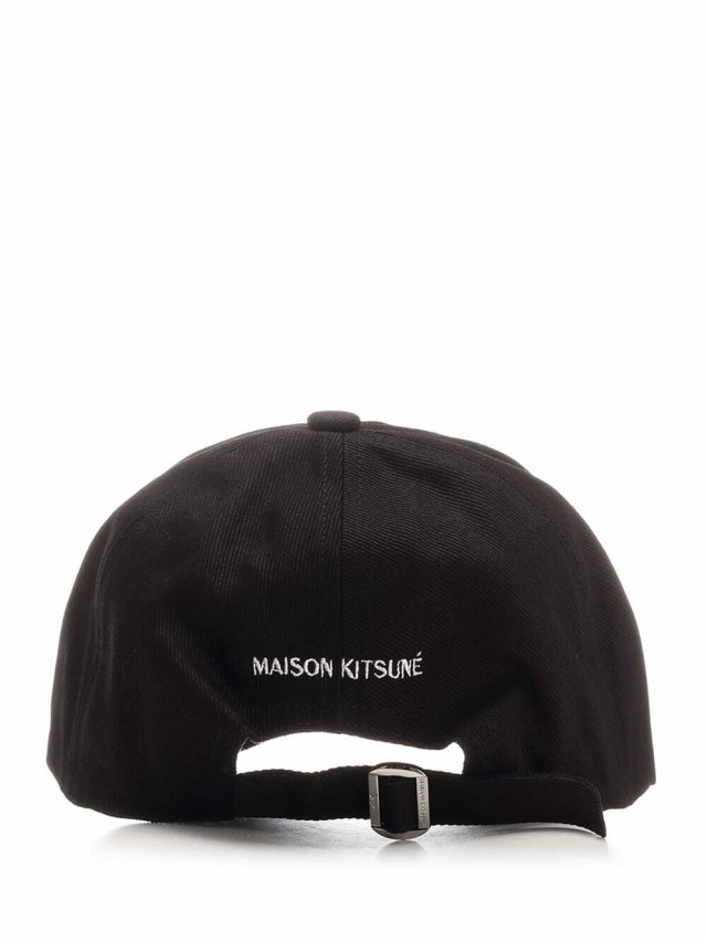 MAISON KITSUNE メゾン キツネ ブラック Black 帽子 メンズ 秋冬2023 LM06103WW0087 P199  【関税・送料無料】【ラッピング無料】 ia｜au PAY マーケット