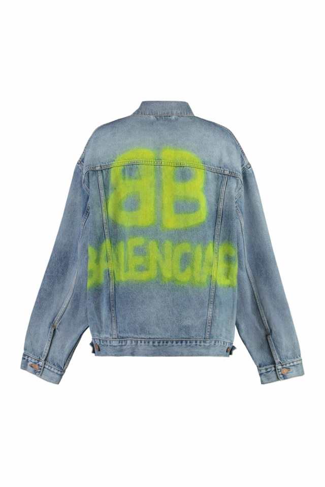 BALENCIAGA バレンシアガ ブルー Denim ジャケット レディース 秋冬2023 678354TDW14_3341  【関税・送料無料】【ラッピング無料】 ia｜au PAY マーケット