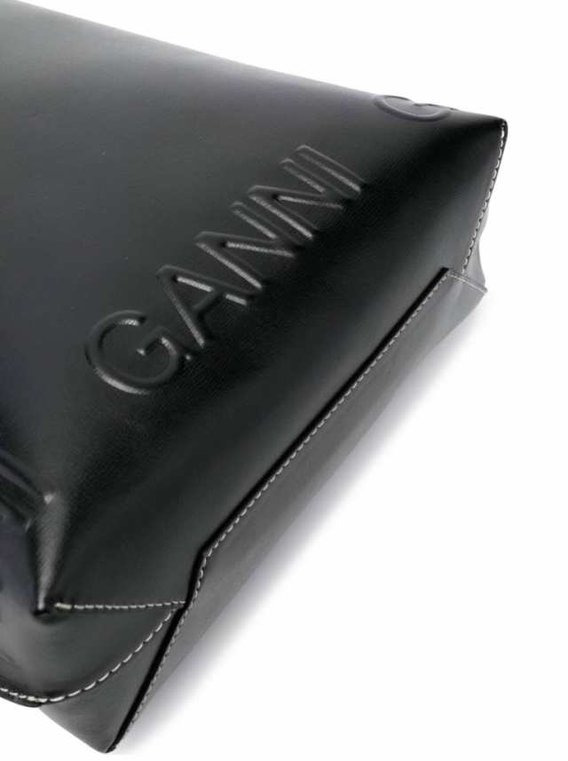 GANNI ガニー ブラック Black トートバッグ レディース 秋冬2023 A5132 099 BLACK 【関税・送料無料】【ラッピング無料】  ia｜au PAY マーケット