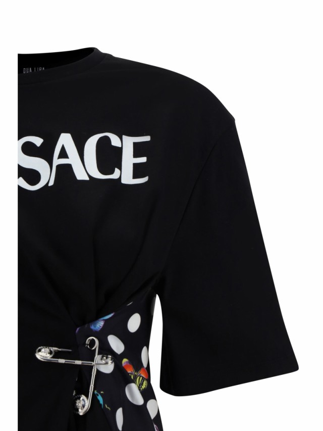 VERSACE ヴェルサーチ Nero+multicolor Tシャツ レディース 秋冬2023