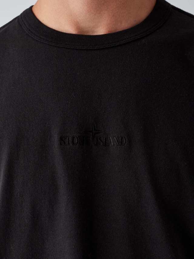 STONE ISLAND ストーン アイランド ブラック NERO Tシャツ メンズ 秋冬