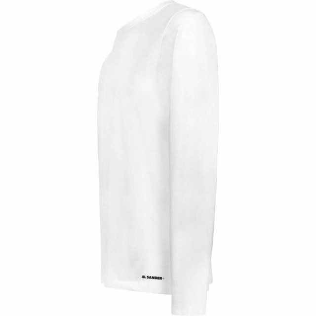 JIL SANDER ジル サンダー ホワイト White Tシャツ メンズ 秋冬2023