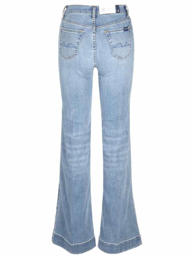 7 FOR ALL MANKIND セブンフォーオールマンカインド ブルー Light blue デニム レディース 秋冬2023  JSWD44A0TLLIGHT BLUE 【関税・送料｜au PAY マーケット