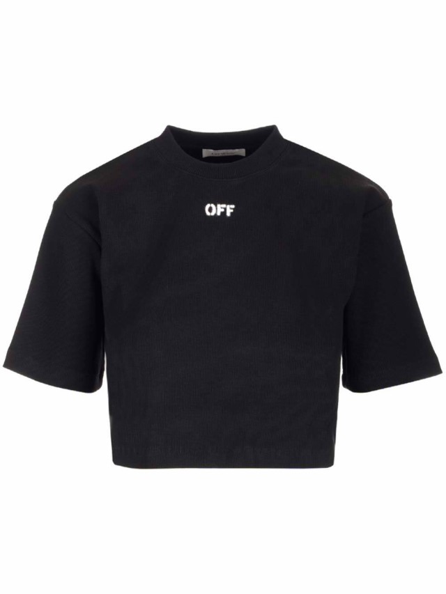 OFF WHITE オフホワイト ブラック Black トップス レディース 秋冬2023 OWAA081F23JER0011001  【関税・送料無料】【ラッピング無料】 ia｜au PAY マーケット