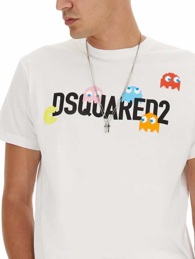 DSQUARED2 ディースクエアード BIANCO Tシャツ メンズ 秋冬2023