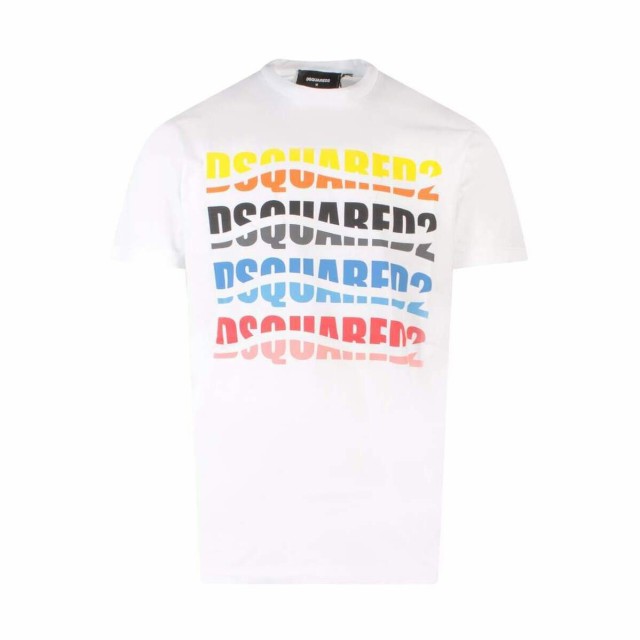 DSQUARED2 ディースクエアード 100 Tシャツ メンズ 春夏2023 S74GD1092 S23009-100  【関税・送料無料】【ラッピング無料】 ia｜au PAY マーケット