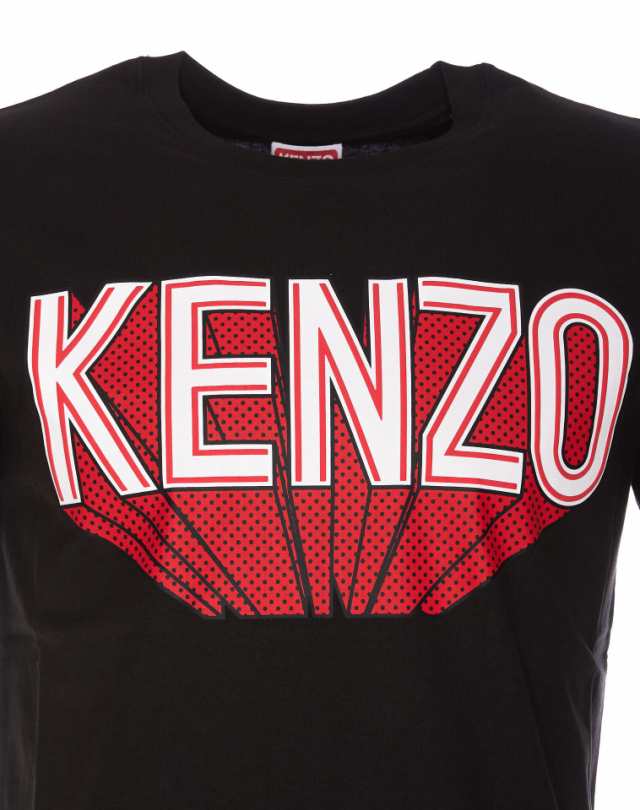 KENZO ケンゾー ブラック Black Tシャツ レディース 秋冬2023 FD62TS0794SO 99J 【関税・送料無料】【ラッピング無料】  ia｜au PAY マーケット