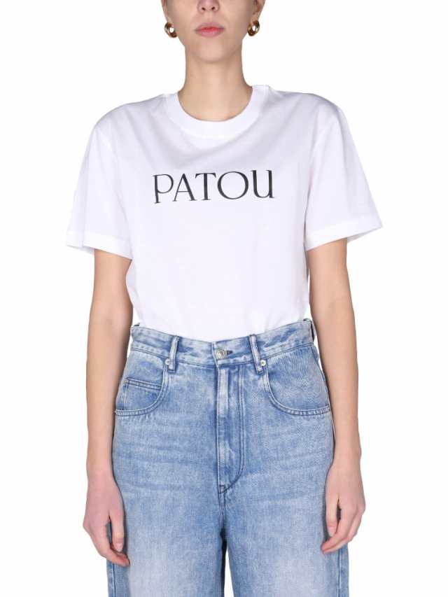 PATOU パトゥ Tシャツ レディース 秋冬2023 JE0299999 001W 【関税・送料無料】【ラッピング無料】 ia｜au PAY  マーケット