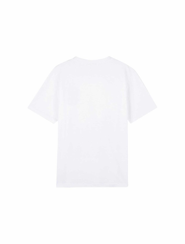 MAISON KITSUNE メゾン キツネ White Tシャツ メンズ 秋冬2023 LM00118KJ0118 P100 WHITE  【関税・送料無料】【ラッピング無料】 ia｜au PAY マーケット