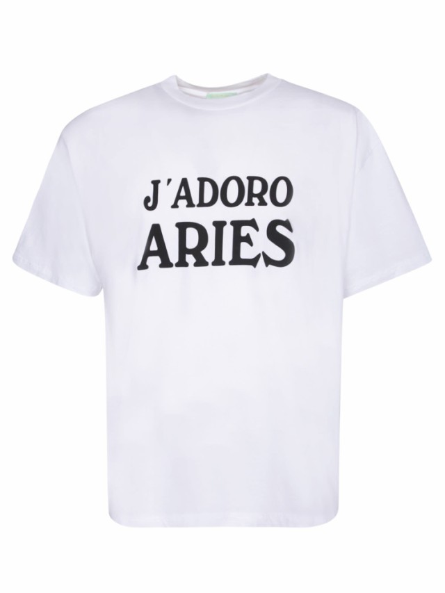 ARIES アリーズ ホワイト White Tシャツ メンズ 秋冬2023 FUAR60006 WHT 【関税・送料無料】【ラッピング無料】  ia｜au PAY マーケット