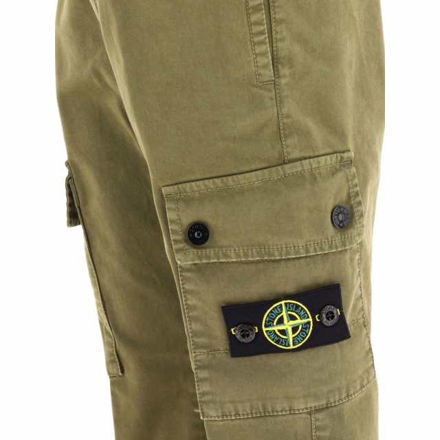 STONE ISLAND JUNIOR ストーン アイランド グリーン Green ”Regular Tapered” jeans パンツ ボーイズ  秋冬2023 791630115V0154 【関税｜au PAY マーケット