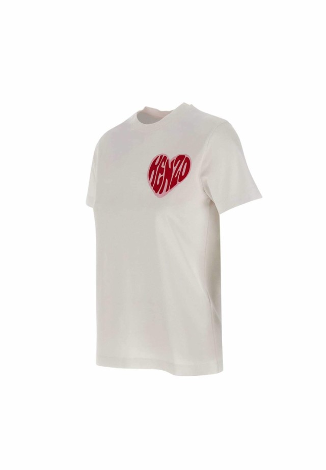 KENZO ケンゾー ホワイト WHITE Tシャツ レディース 秋冬2023 FD62TS0714SO 02 【関税・送料無料】【ラッピング無料】  ia｜au PAY マーケット