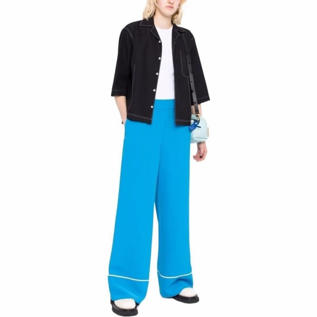 OFF WHITE オフホワイト BLUE パンツ レディース 春夏2022 OWCA125S22FAB0034501 【関税・送料無料】【ラッピング無料】 mcの通販はau PAY マーケット - BRANDSHOP・クラージュ