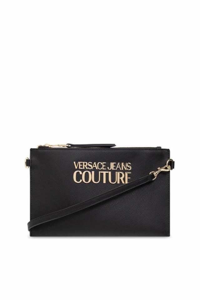 VERSACE JEANS COUTURE ヴェルサーチェ・ジーンズ・クチュール ブラック BLACK トートバッグ レディース 秋冬2023  75VA4BLX ZS467 899 【｜au PAY マーケット