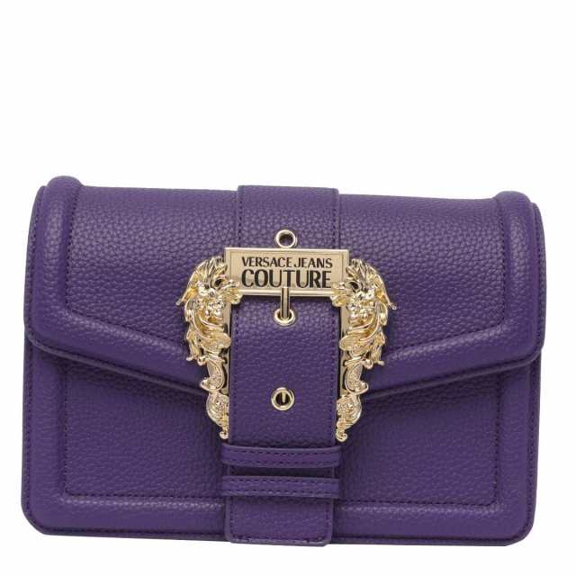 VERSACE JEANS COUTURE ヴェルサーチェ・ジーンズ・クチュール パープル Purple バッグ レディース 秋冬2023  75VA4BF1 ZS413308 【関税・｜au PAY マーケット