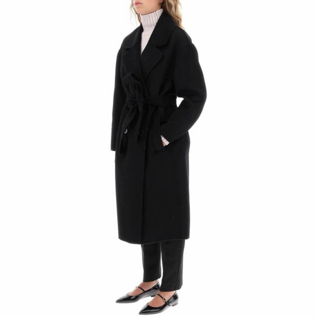 S MAX MARA エスマックスマーラ ブラック Nero s max mara virgin wool and cashmere  double-breasted coat コート レディース 秋冬2023 ｜au PAY マーケット