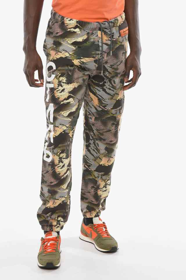 HERON PRESTON ヘロン プレストン Multicolor パンツ HMCH024S22 JER003 5901 メンズ CTNMB  BRUSHED COTTON JOGGERS WITH CONTRASTING LE｜au PAY マーケット