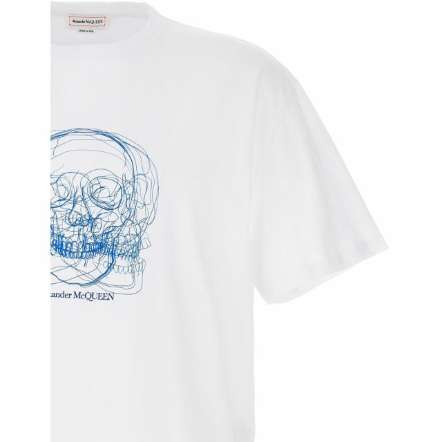 ALEXANDER MCQUEEN アレキサンダー マックイーン White Printed T