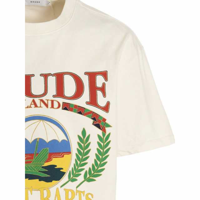 RHUDE ルード White Rhude Beach Chair' t-shirt Tシャツ メンズ 春夏
