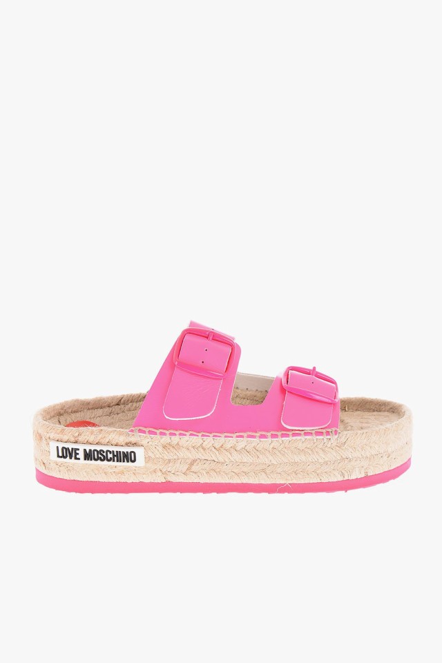 新品正規 MOSCHINO モスキーノ Pink フラットシューズ