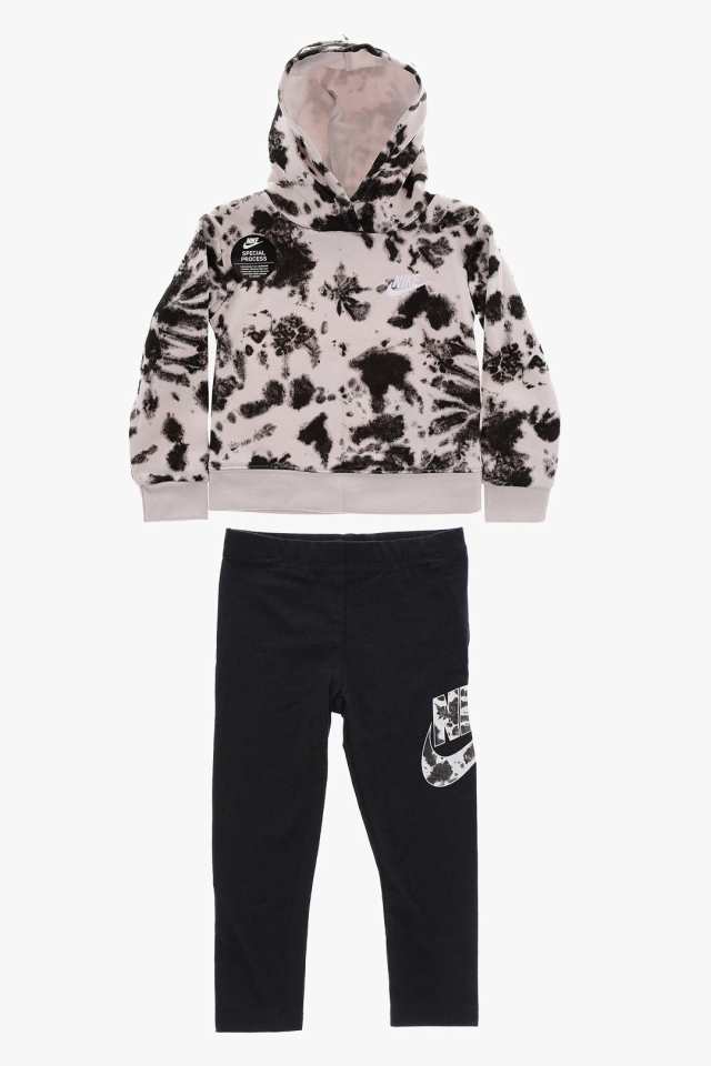 NIKE KIDS ナイキ ジャケット 36K016-023 ガールズ TIE DYE EFFECT HOODIE AND LEGGINGS SET  【関税・送料無料】【ラッピング無料】 dk｜au PAY マーケット