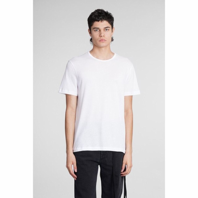 ANN DEMEULEMEESTER アン ドゥムルメステール ホワイト white Tシャツ メンズ 秋冬2022  2202-M-JTS08-01-FA206001 【関税・送料無料】【｜au PAY マーケット