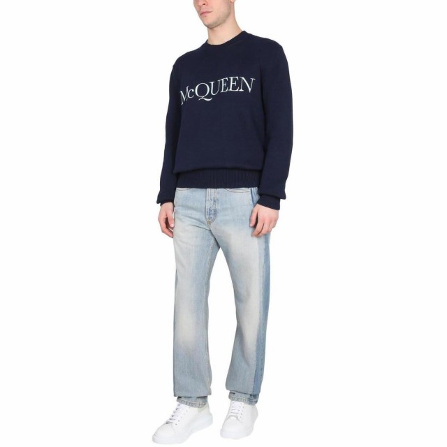 ALEXANDER MCQUEEN アレキサンダー マックイーン ブルー Blu デニム メンズ 春夏2023 726642 QUY244002  【関税・送料無料】【ラッピング｜au PAY マーケット