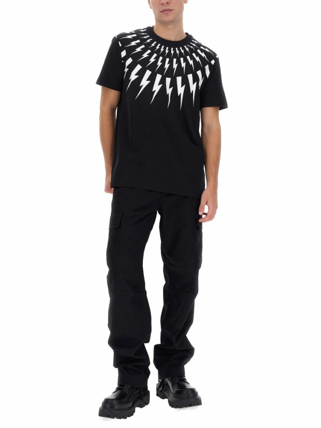 NEIL BARRETT ニール バレット Tシャツ メンズ 秋冬2023 NBV7JT007S