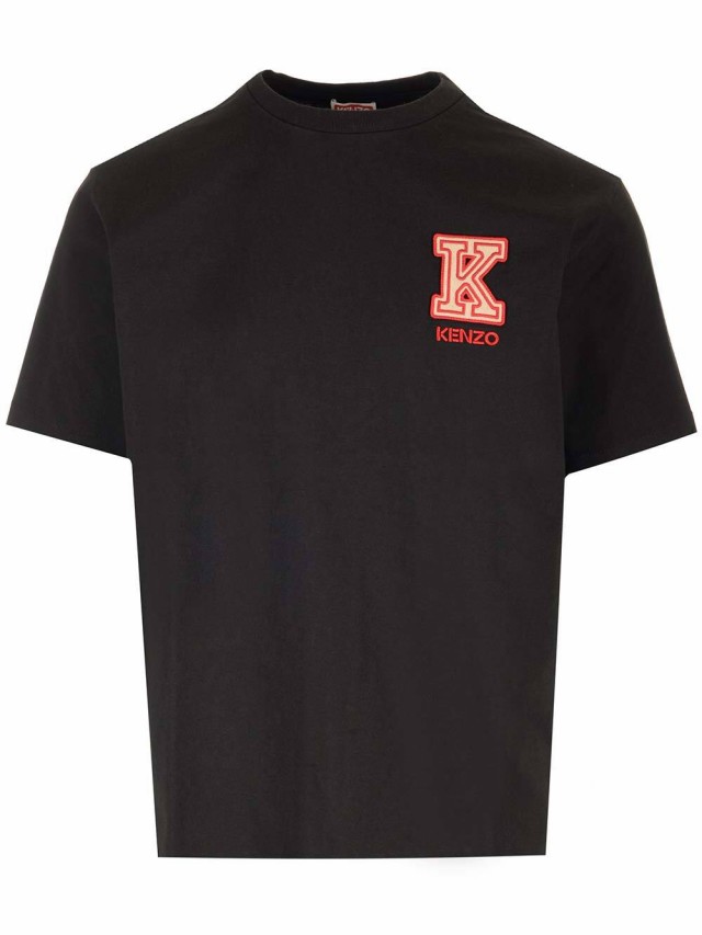 KENZO ケンゾー ブラック Nero Tシャツ メンズ 秋冬2023 FD65TS1314SY