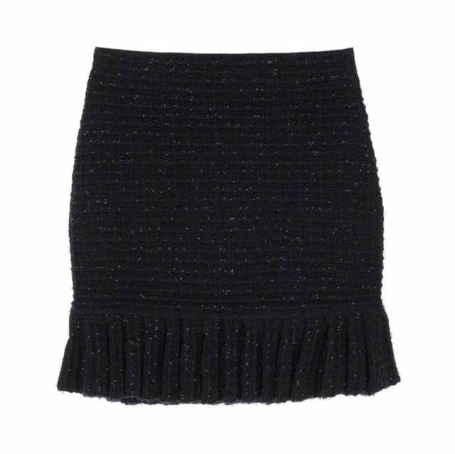 SELF PORTRAIT セルフ ポートレート Nero Self portrait knitted mini skirt in sequin  knit スカート レディース 秋冬2023 AW23 157MSK ｜au PAY マーケット