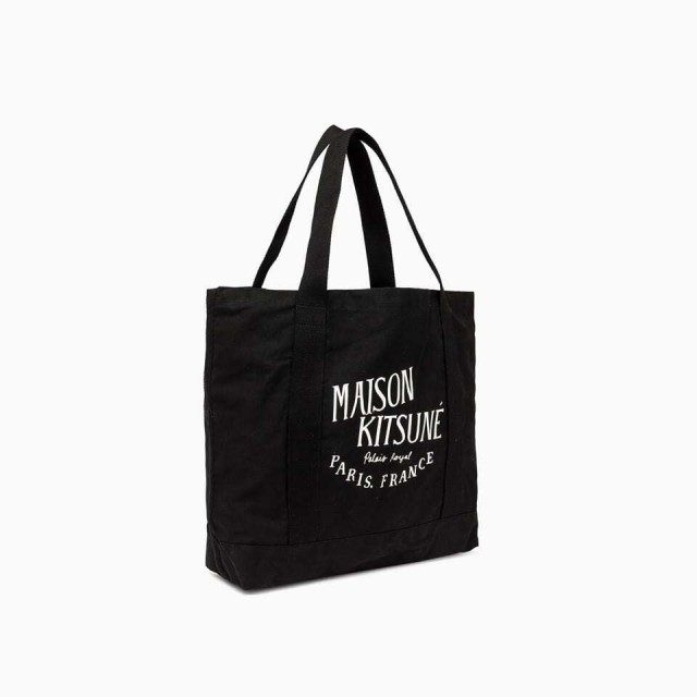 MAISON KITSUNE メゾン キツネ ブラック BLACK トートバッグ