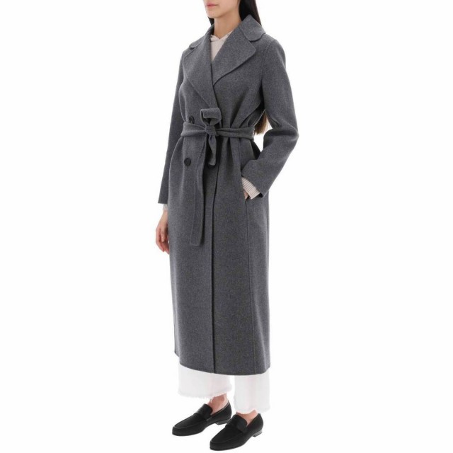 S MAX MARA エスマックスマーラ グレー Grigio s max mara paride double-breasted coat in  virgin wool コート レディース 秋冬2023 PAR｜au PAY マーケット