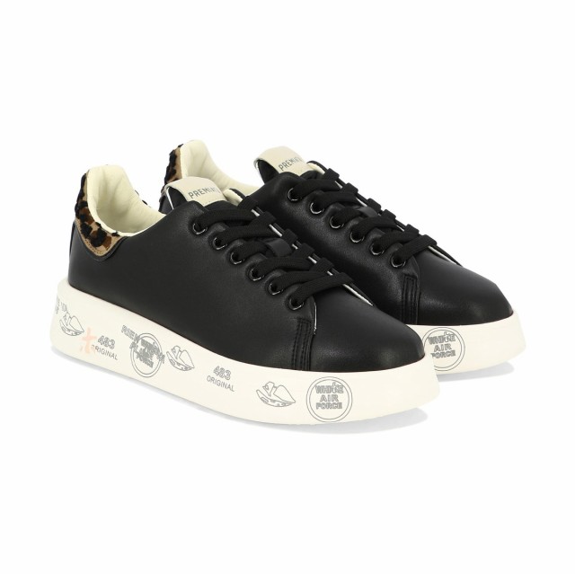 PREMIATA プレミアータ ブラック Black ”Belle” sneakers スニーカー レディース 秋冬2023 BELLE6549  【関税・送料無料】【ラッピング｜au PAY マーケット