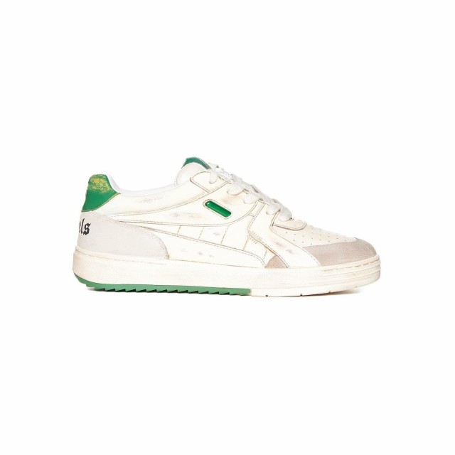 PALM ANGELS パーム エンジェルス White green スニーカー メンズ 春夏2023 PMIA078S23LEA003 -0155  【関税・送料無料】【ラッピング無料｜au PAY マーケット