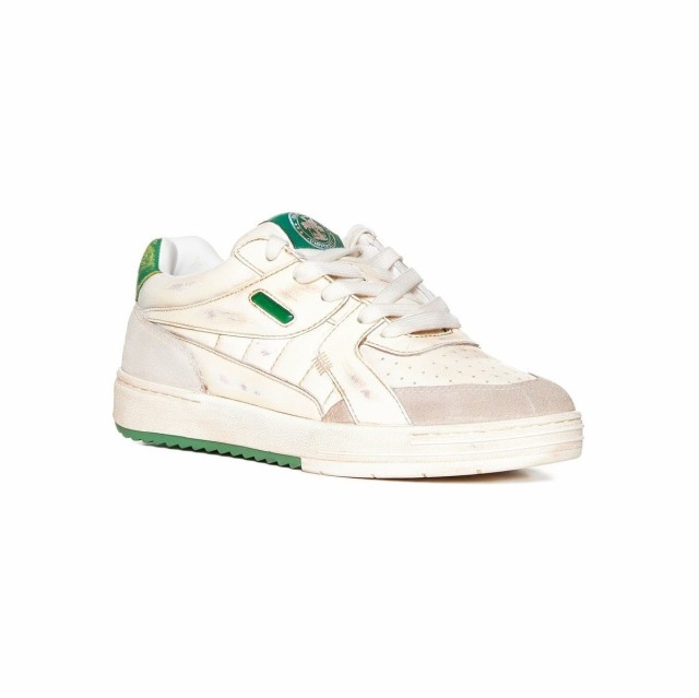 PALM ANGELS パーム エンジェルス White green スニーカー メンズ 春夏2023 PMIA078S23LEA003 -0155  【関税・送料無料】【ラッピング無料｜au PAY マーケット