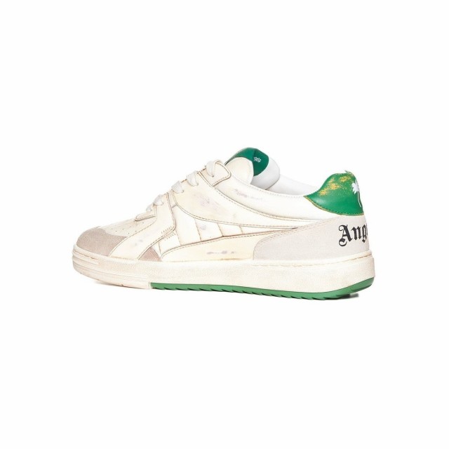 PALM ANGELS パーム エンジェルス White green スニーカー メンズ 春夏2023 PMIA078S23LEA003 -0155  【関税・送料無料】【ラッピング無料｜au PAY マーケット