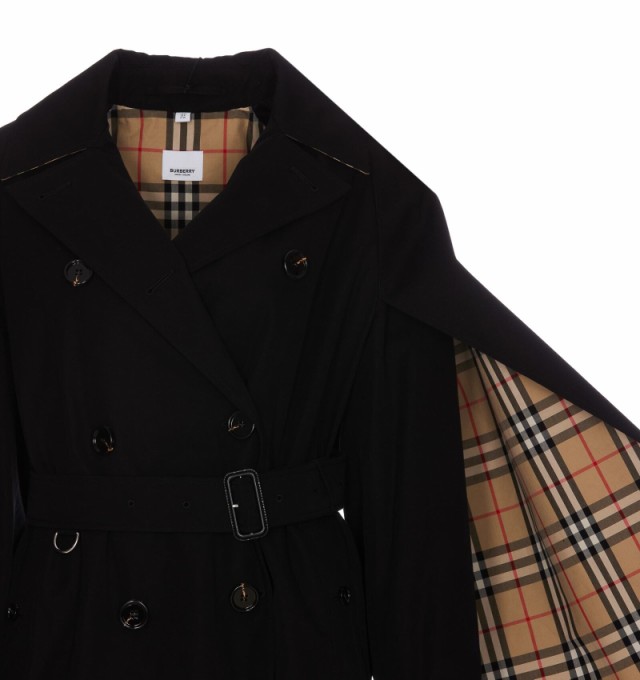 BURBERRY バーバリー ブラック Black コート レディース 秋冬2023 8071137 A1189 【関税・送料無料】【ラッピング無料】  ia｜au PAY マーケット