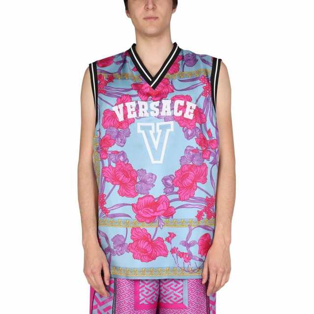 VERSACE ヴェルサーチ マルチカラー MULTICOLOR Tシャツ メンズ 春夏